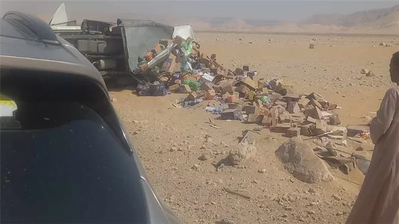 إصابة 6 أشخاص فى حادث تصادم 7 سيارات مع بعضهم بالشرقية