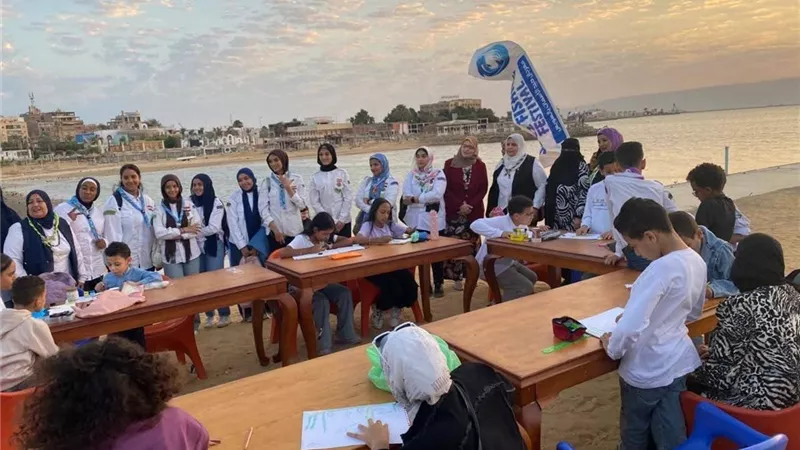 مهرجان الصيد بالسويس يدمج الفن والتعليم والبيئة للأطفال