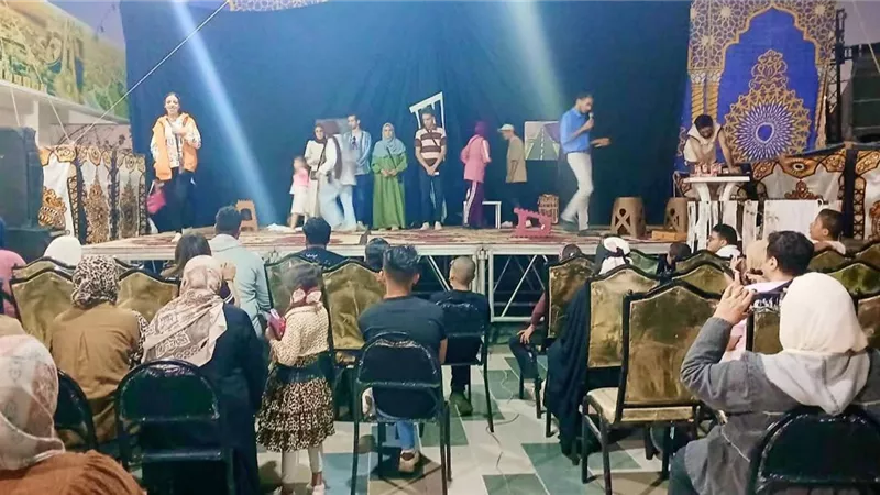 عرض مسرحي بدمياط الجديدة يناقش قضايا العنف الأسري وتمكين الشباب