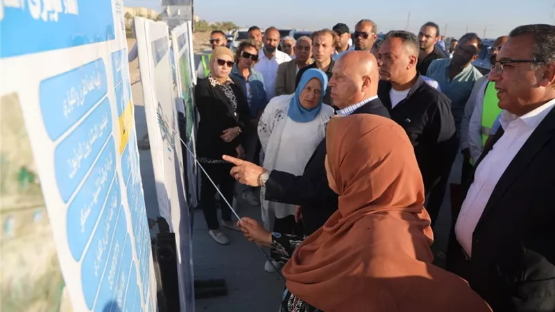 توسعة طريق رافد جمصة لإنشاء محطتي زيان وشرنقاش للتحصيل
