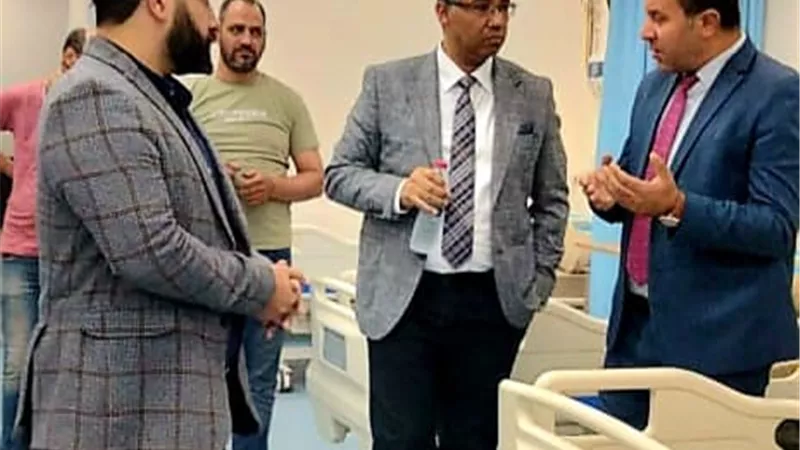 لمتابعات الإنشاءات والتطوير... رئيس مجلس ادارة المؤسسه العلاجية في جوله تفقديه