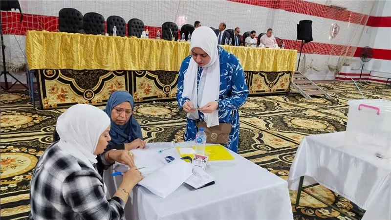 هدوء تام وغياب المجلس.. إقبال ضعيف على عمومية الزمالك للتصويت على لائحة النادي