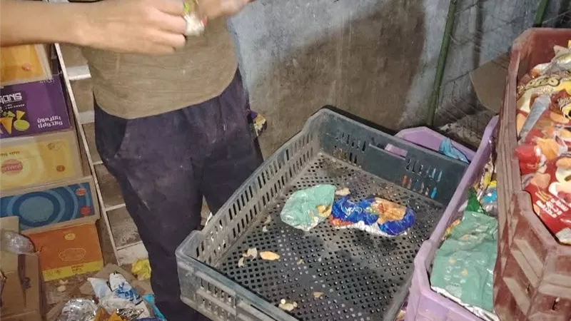 ضبط نصف طن أغذية فاسدة ومصنعات دواجن منتهية الصلاحية بدمياط 