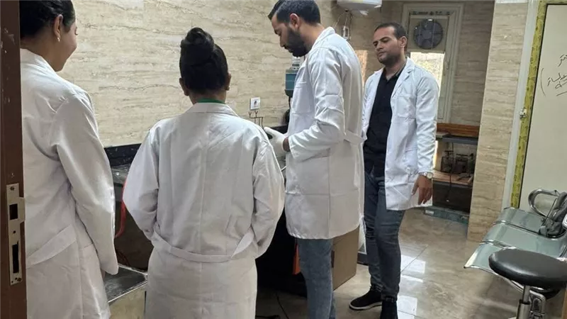 بدء تشغيل معمل الأسنان للتركيبات المتحركة بمستشفي نجع حمادي العام