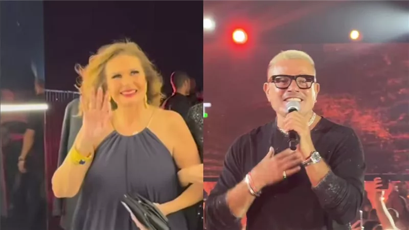 بحضور نجوم الفن .. عمرو دياب يشعل الأجواء بحفله على هامش مهرجان الجونة|صور