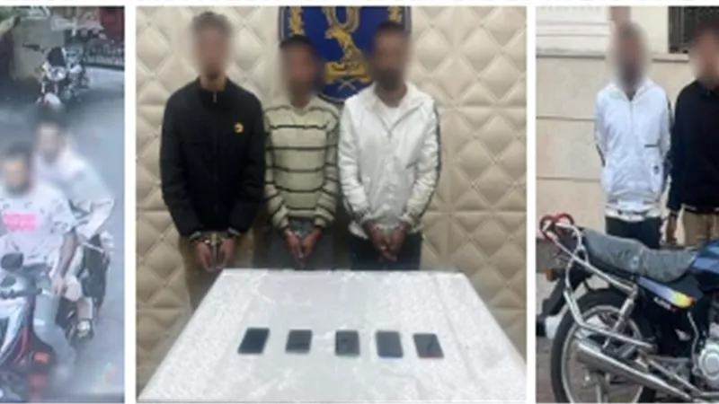 خطفوا بالموتوسيكل.. سقوط لصّين بعد تداول فيديو سرقة هاتف بالقاهرة