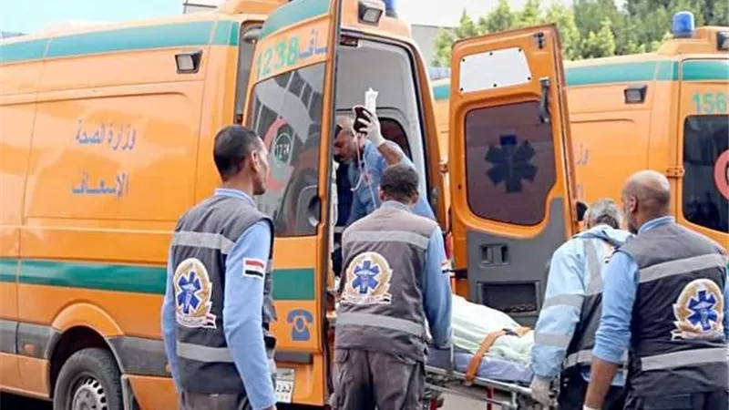 مصرع شاب وإصابة شقيقه في حادث تصادم بين تريلا وموتوسيكل بشبين الكوم