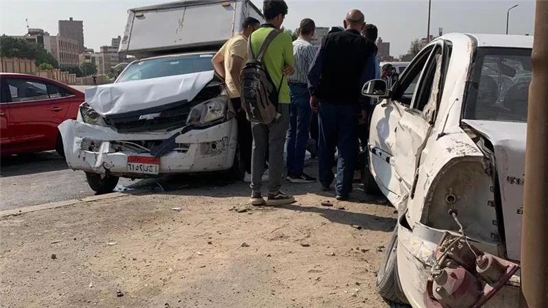 إصابة أربع فتيات بسبب حادث أمام مدرسة سعد زغلول الرسمية لغات بالمعصرة