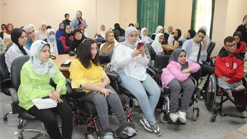 جامعة المنصورة تطلق فعاليات المبادرة الرئاسية «تمكين» لدعم الطلاب ذوي الإعاقة