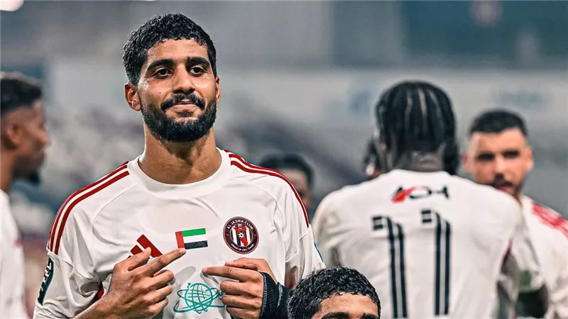 إبراهيم عادل يقص شريط أهدافه ويقود الجزيرة لربع نهائي كأس الإمارات