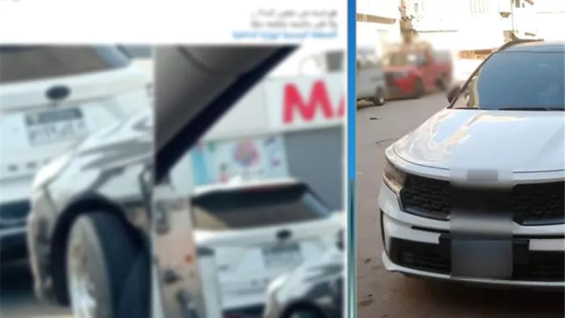 حط لوحات مضروبة.. ضبط قائد سيارة بعد تداول صور على مواقع التواصل الاجتماعي