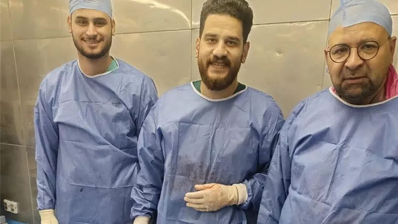 إنقاذ طفل مصاب بتهتك في الطحال ونزيف داخلي بعد حادث طريق بدمياط