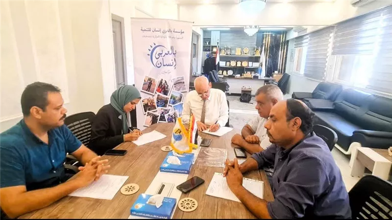 مياه قنا: توقع بروتوكول تعاون مع مؤسسة بالعربي إنسان للتنمية 