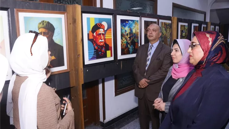جامعة دمياط تطلق معرض «وجوه مصرية» لتجسيد رموز الوطن بلوحات فنية مبدعة