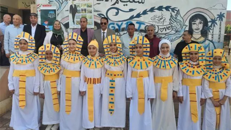 مدارس الغربية تتزين بروح الفراعنة احتفالًا باقتراب افتتاح المتحف المصري الكبير