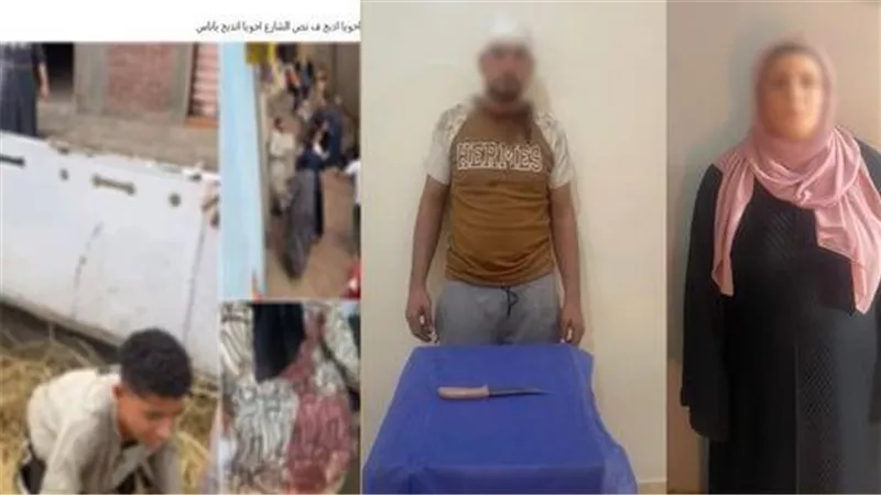 ضبط عامل خردة وزوجته لقيامهم بالتعدي على أخر بالشرقية 