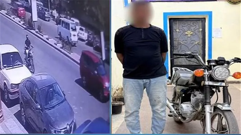 بعد تداول الفيديو.. ضبط المتهم بسرقة دراجة نارية من عامل توصيل طلبات بأسوان