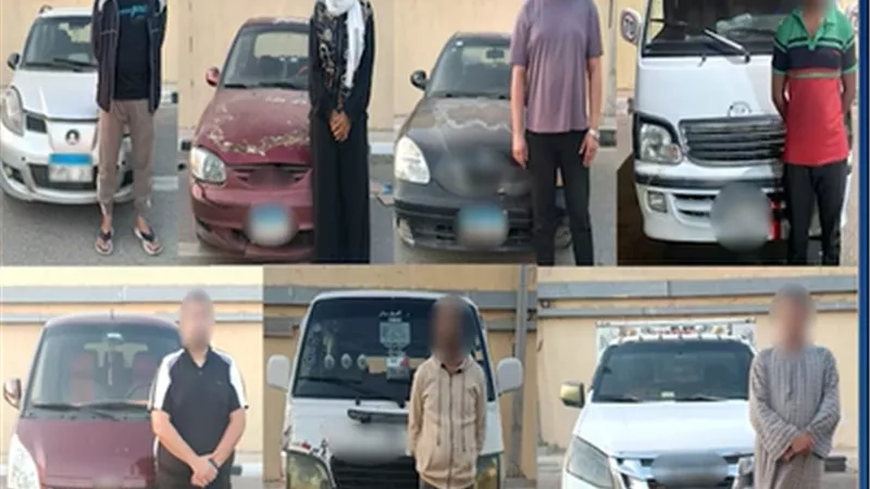 التحقيق مع 7 سائقين بعد ضبطهم يسيرون عكس الاتجاه في 6 أكتوبر