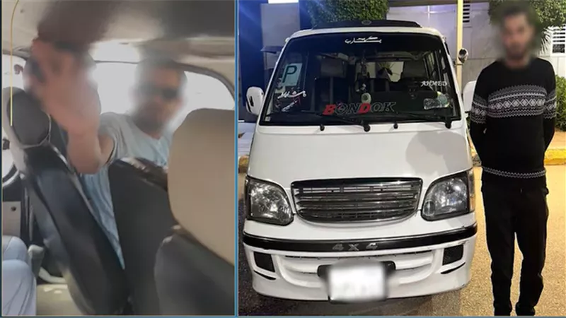 ألفاظ وإشارات خارجة.. ضبط سائق ميكروباص تعدي على راكب بالقليوبية