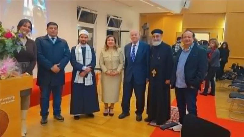 موفد وزارة الأوقاف يشارك في احتفال القنصلية بهامبورج بافتتاح المتحف الكبير