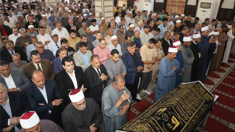 جنازة حاشدة لرئيس مركز ومدينة ديرب نجم بحضور محافظ الشرقية