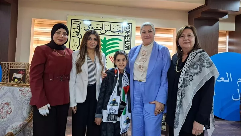 الأمومة والطفولة يمنح الفلسطينية “ريـتاج” لقب سفيرة الطفولة للمحبة والسلام