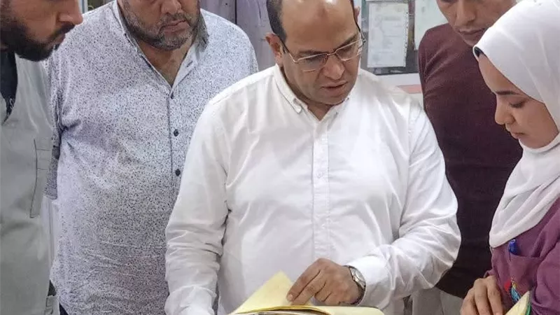 جولة مرورية لمدير عام العلاجي على مستشفى الدلنجات المركزي لمتابعة سير العمل 