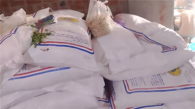 ضبط مصنع حلويات غير مرخص وسلع منتهية الصلاحية بحملة تموينية بالواسطى