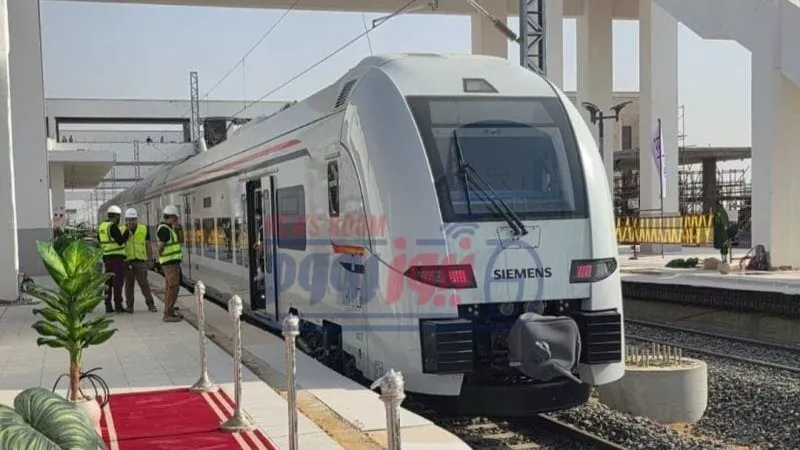 ننشر الصورة الأولى من استعدادات تشغيل القطار السريع الإقليمي من حدائق أكتوبر