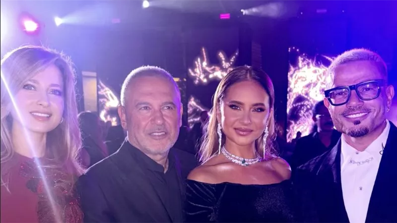 عمرو دياب ونيللي كريم أبرز الحضور في حفل إطلاق عطر إيلي صعب 