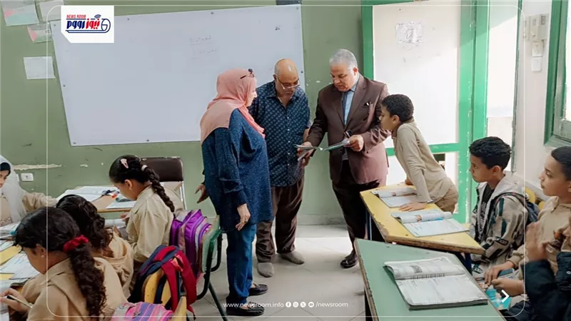 جولة لوكيل وزارة التعليم بالفيوم وتعليمات حاسمة لمدير مدرسة منشية البكري