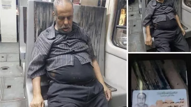 لغز “رجل الترام” بالإسكندرية.. صورة متداولة تثير الجدل والجهات تحقق