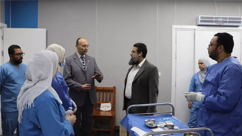 مستشفيـات جامعـة المنوفيـة تحقـق نجاحًـا جديـدًا فـي علاج حالة معقدة لسيدة