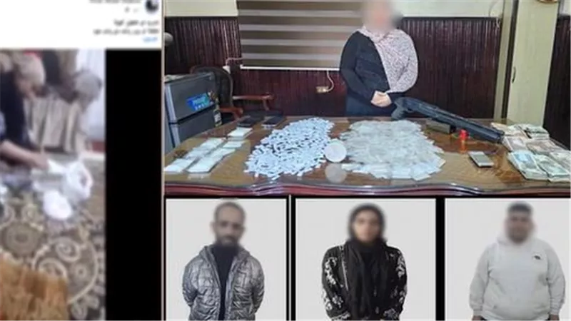 شبكه ترويج مخدرات بالغربية.. ضبط سيده و3 متهمين وبحوزتهم 2 كجم هيروين وآيس 