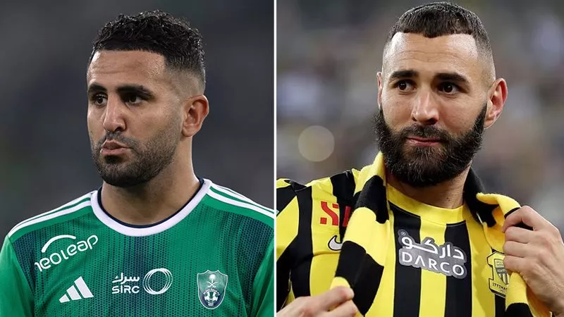 بنزيما في مواجهة محرز.. التشكيل الرسمي لقمة الأهلي والاتحاد بالدوري السعودي