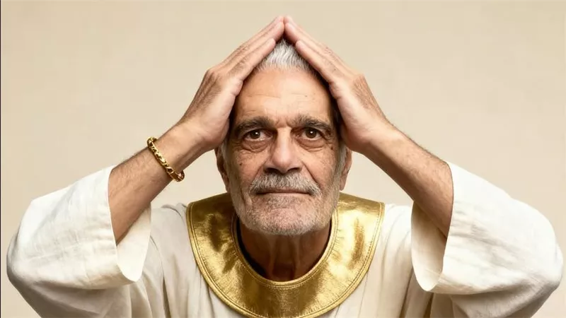 أحمد زكي وعمر الشريف.. نجوم الزمن الجميل بالزي الفرعوني 