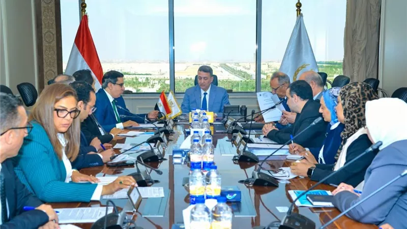 نائب وزير التموين يجتمع لبحث إنشاء المركز اللوجستي لتخزين وتوزيع الحبوب