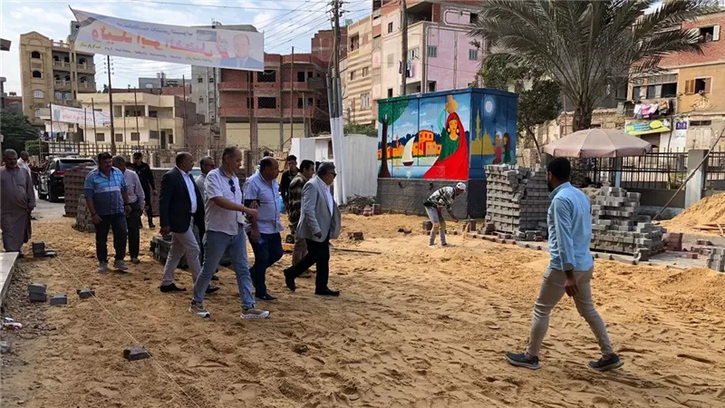محافظ الدقهلية يتفقد مشروعات الخطة الاستثمارية بمدينة الكردى 