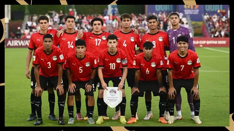 موعد مباراة منتخب مصر وإنجلترا في بطولة كأس العالم للناشئين والقنوات الناقلة
