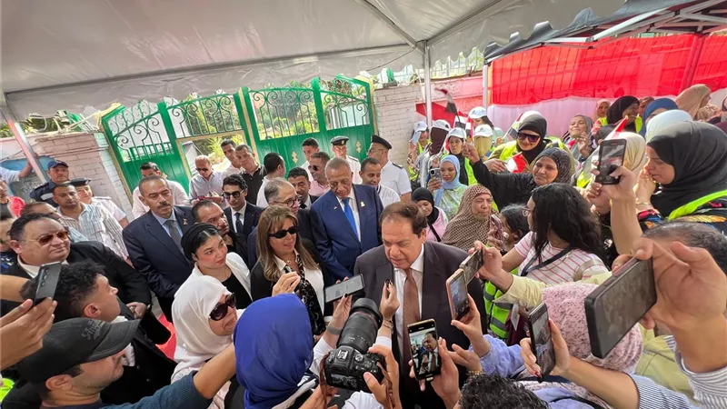 مرشحو حزب الجبهة الوطنية بالجيزة يتفقدون اللجان الانتخابية بالجيزة