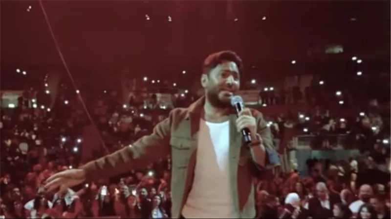 اتفاجئت بالعدد التاريخي .. تامر حسني يعبر عن سعادته بعد حفله الكبير في ألمانيا