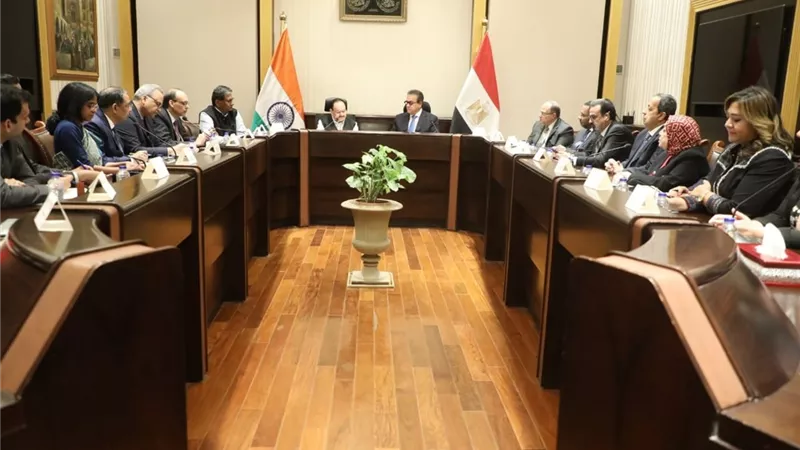 وزير الصحة يستقبل نظيره الهندي لتبادل الخبرات في صناعة الأدوية