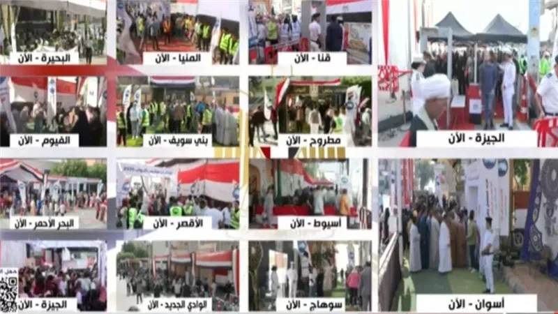 توافد الناخبين على لجان الجمهورية للإدلاء بأصواتهم في انتخابات مجلس النواب