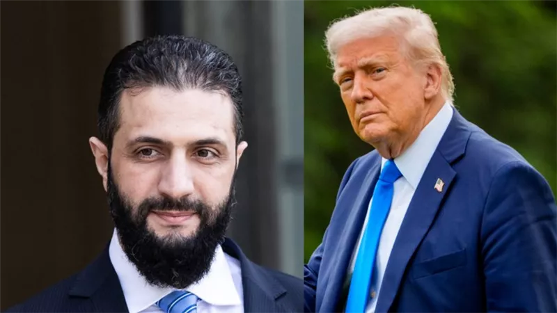 الرئيس السوري أحمد الشرع يصل البيت الأبيض ويجري محادثات مع ترامب 