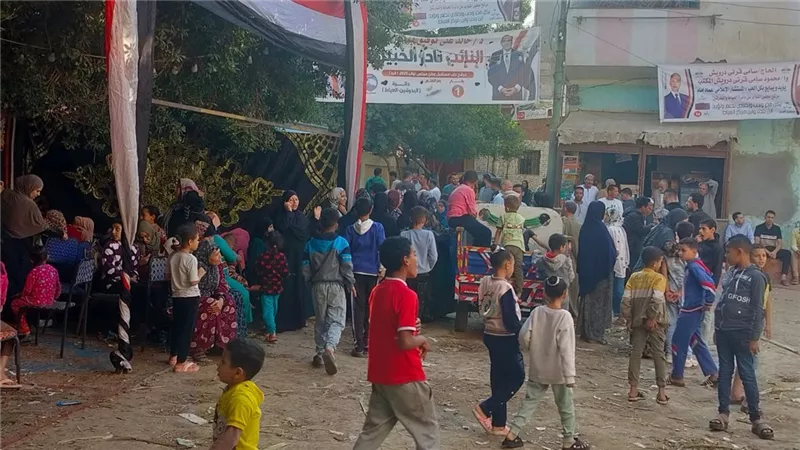 مشاهد وطنية تزين شوارع الجيزة.. طوابير الناخبين تمتد أمام المدارس