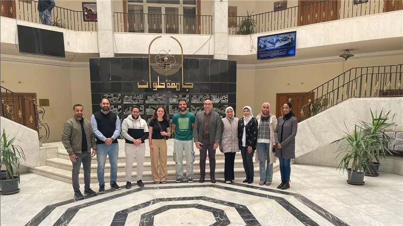 جامعة حلوان تعزز التبادل الأكاديمي الدولي ضمن برنامج Erasmus