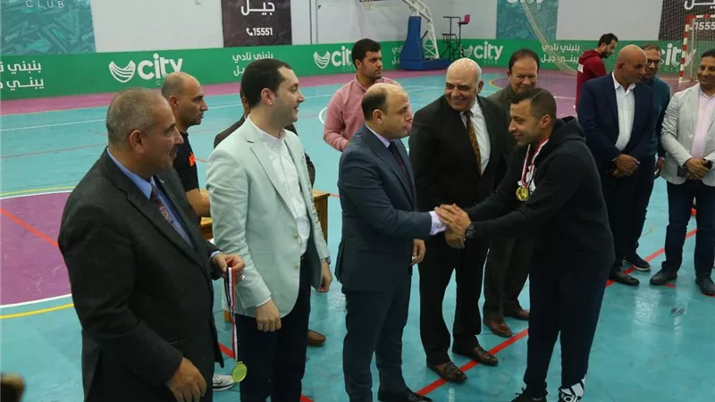 محافظ كفرالشيخ يشهد المباراة النهائية لبطولة الدورة الرمضانية للمحليات