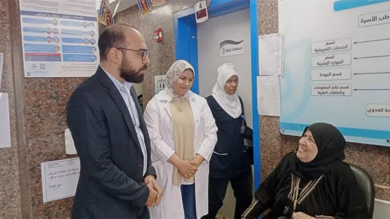 استعدادا لعيد الفطر.. جولة ميدانية للخدمات الطبية في السويس بوحدة طب أسرة 24 اكتوبر