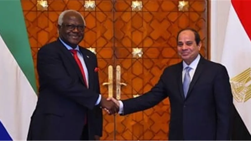 أهم 7  رسائل للرئيس السيسي فى المؤتمر الصحفى  مع نظيره السيراليوني 