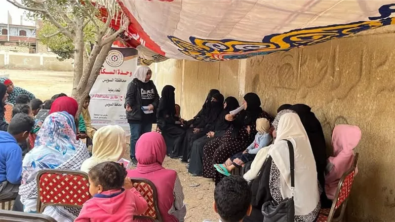 استفاد منها 2483 مواطنا..  تنظيم قافلة طبية مجانية شاملة بالسويس
